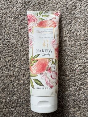 NEW full- size Nakery Beauty SkinRestore Body & Hand Wash - Rosé & Romance